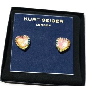 Kurt Geiger Rainbow Opal Heart Earrings.
Original Price: $58.00
Color: Pink